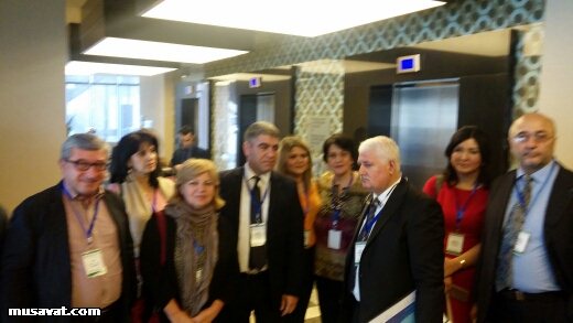 Batumda keçirilən beynəlxalq Forumda skandal - FOTOLAR və VİDEO (yeniləndi 2