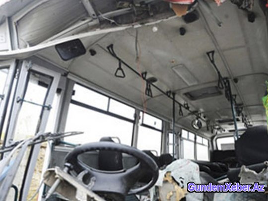 Sumqayıtda avtobus qəzası: 1 yaralı