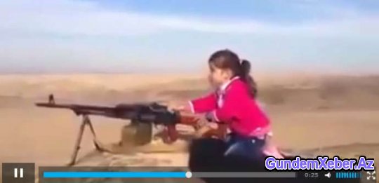 7 yaşlı qız terrorçuları vurur - VİDEO
