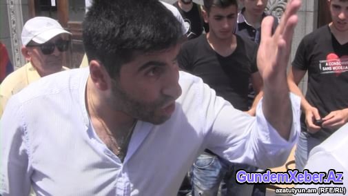 Ermənistanda mitinq belə dağıdıldı - VIDEO