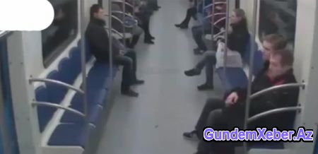 Metroda qandonduran hadisə +18 Video