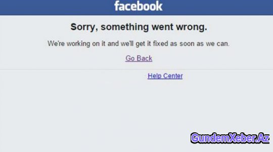 "Facebook"da problem