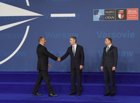 Prezident İlham Əliyev Varşavada NATO Sammitinin açılışında iştirak edib - YENİLƏNİB - FOTO