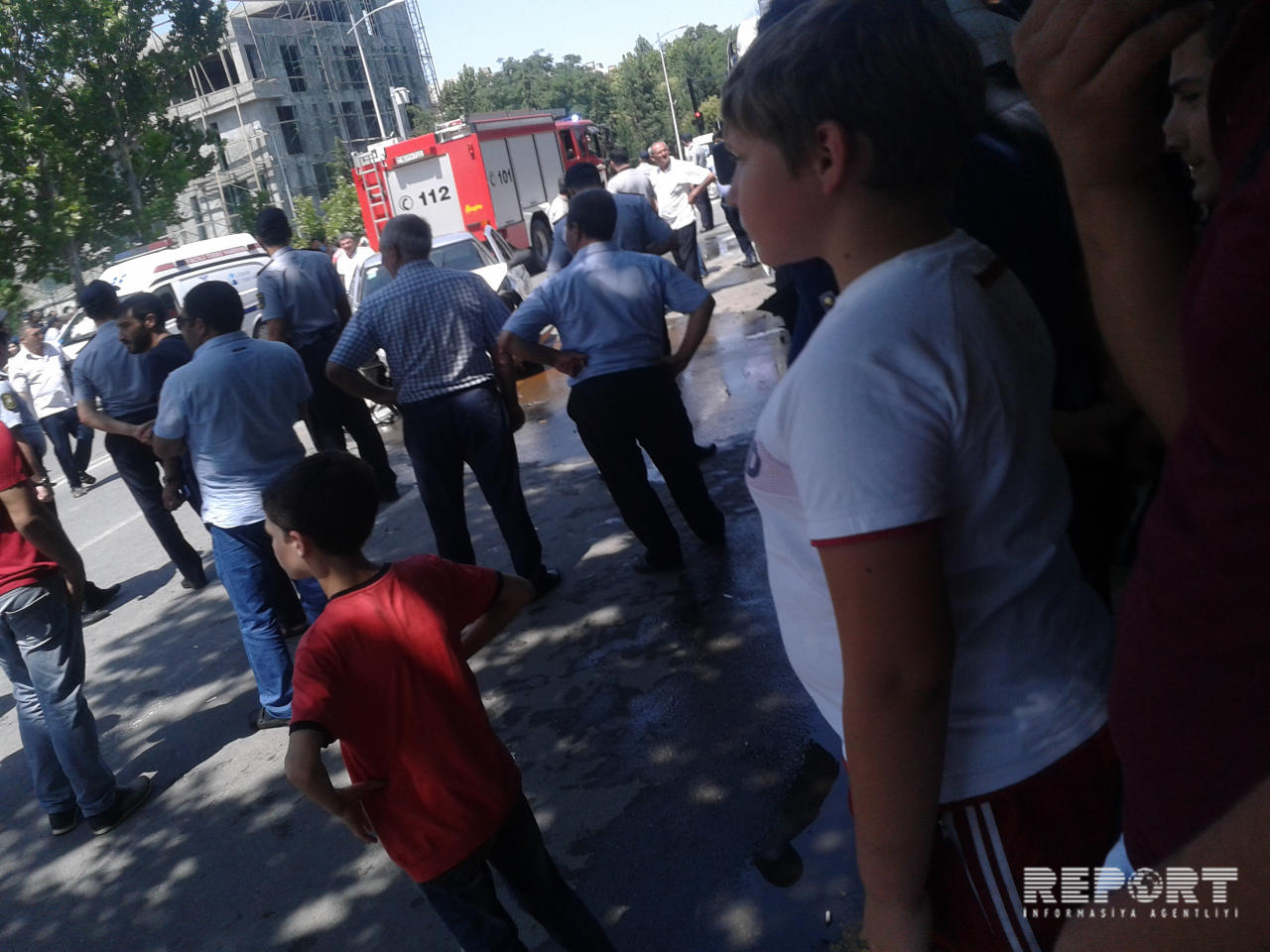 Təcili tibbi yardım maşını qəzaya düşdü: 9 nəfər yaralandı - FOTO