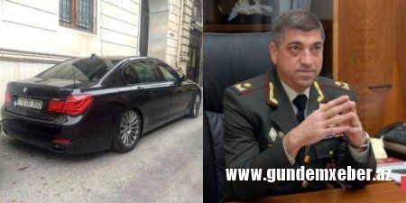 Generalın həbs olunan oğlunun bahalı avtomobilləri – FOTO