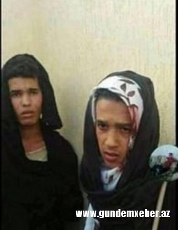 İŞİD terrorçuları qadın geyimində qaçarkən tutuldular - FOTOLAR