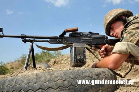 Ermənistan silahlı qüvvələri atəşkəsi 141 dəfə pozub