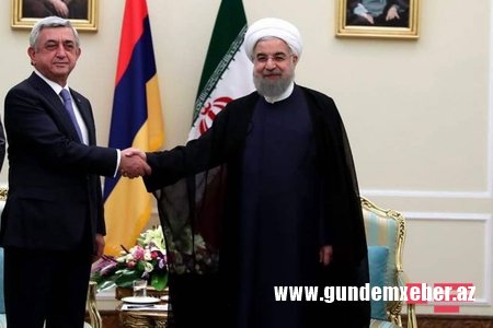 Ruhani və Sarkisyan İran-Ermənistan iqtisadi əlaqələrini inkişaf etdirmək niyyətindədir