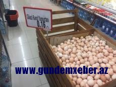 Azərbaycanda yumurta bahalaşdı - FOTO