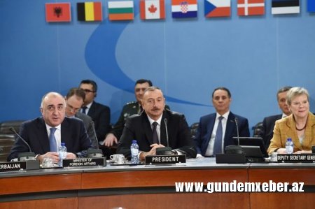 Azərbaycan prezidenti NATO-nun Şimali Atlantika Şurasının iclasında - FOTO