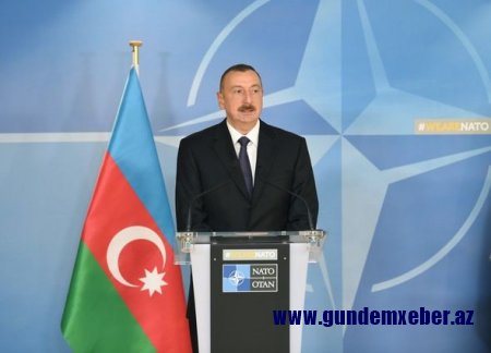 Azərbaycan prezidenti NATO-nun Şimali Atlantika Şurasının iclasında - FOTO