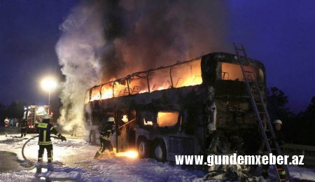 Avtobusda 52 nəfərin yanıb ölməsi ilə bağlı rəsmi məlumat