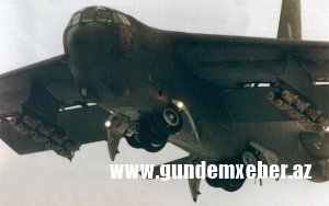 Pentaqon Rusiya muzdlularını qırmağa B-52 bombardmançısı da cəlb edib