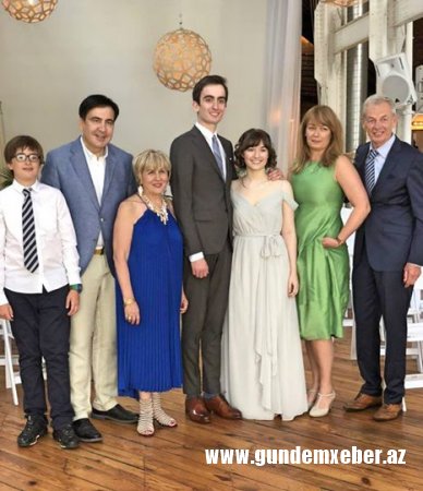 Saakaşvili oğlunu evləndirdi - FOTO