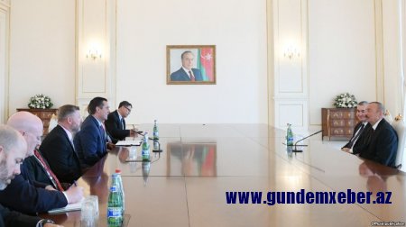 Azərbaycan prezidenti ABŞ Konqresinin Nümayəndələr Palatasının kəşfiyyat üzrə daimi xüsusi komitəsinin sədri ilə görüşüb
