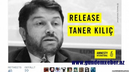 Amnesty International-ın Türkiyə bölümünün rəhbəri azad edilib