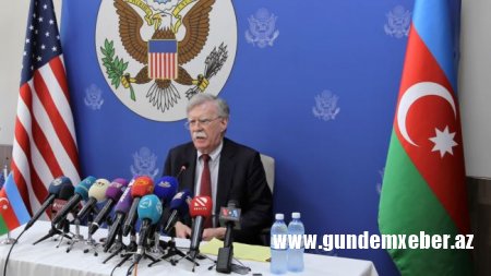 Con Bolton: “Məqsədimiz İrana qarşı sanksiyaların təsirini maksimal artırmaqdır” [Azərbaycan və ingilis dilində]