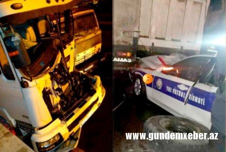 Bakıda ağır qəza: YPX avtomobili 2 yük maşınına çırpıldı
