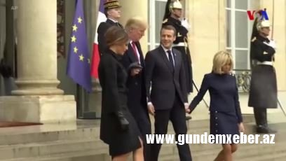 Trumpın Fransa səfəri mübahisələrlə yadda qaldı