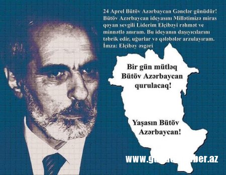 Hüquq müdafiəçisi Bütöv Azərbaycan Gənclər günü ilə əlaqədar çağrış etdi!-24 aprel