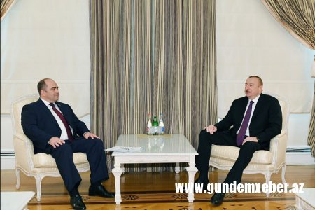 Azərbaycan Prezidenti Belarusun baş nazirinin müavinini qəbul edib