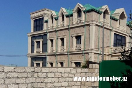 Dövlət Agentliyinin rəhbərinin 40 otaqlı villası aşkarlandı - fotolar