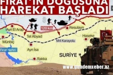 Türkiyə ordusu Suriyanın şimalında hücuma keçib - Ərdoğan bu barədə rəsmi açıqlama verib