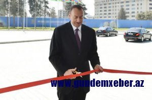 İlham Əliyev "Azərenerji" ASC-nin "Dübəndi" yarımstansiyanın açılışında