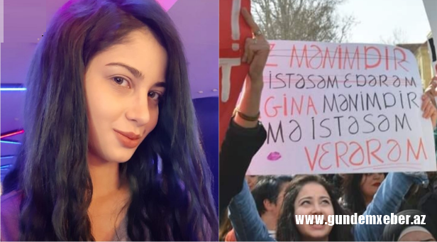 “Azərbaycanda seks inqilabı etdim” – Qalmaqallı plakatı qaldıran feminist qız