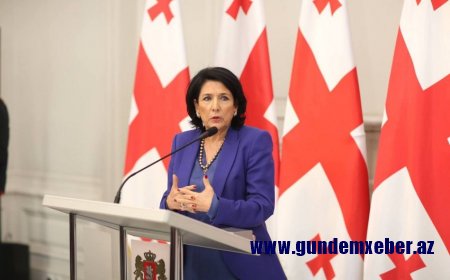 Gürcüstan prezidenti Azərbaycan və Ermənistanı barışığa çağırıb