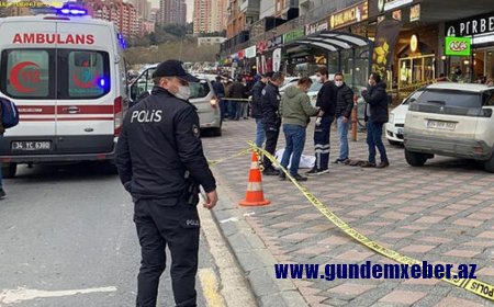 İstanbulda silahlı insident olub, azərbaycanlı güllələnərək öldürülüb - VİDEO