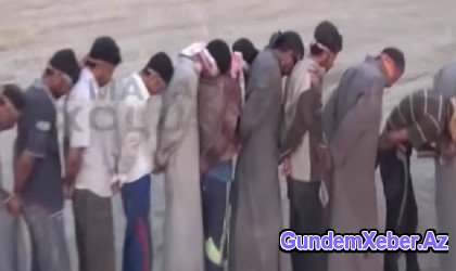 İraq briqadaları əsir götürdükləri 200 “İŞİD” üzvünün görüntüsünü yayıb