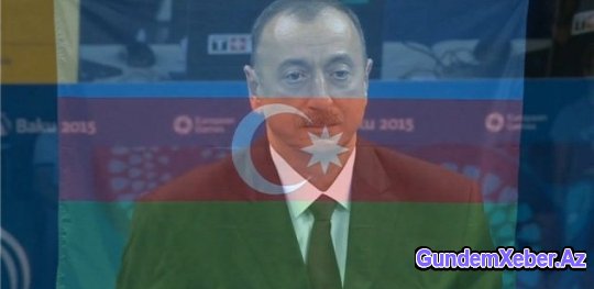 Erməni idmançının mükafatlandırılması zamanı İlham Əliyevdən jest (VİDEO)