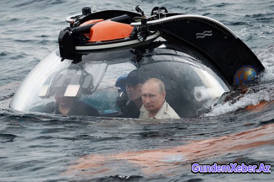 Putin Qara dənizin dibinə düşdü - FOTO + VİDEO