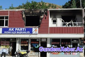 PKK AKP binasına hücum etdi - VİDEO