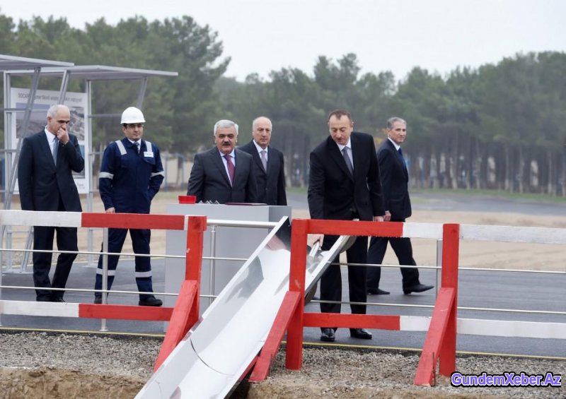 Prezident İlham Əliyev Sumqayıtda iki zavodun açılış, bir müəssisənin təməlqoma mərasimlərində iştirak edib - FOTO