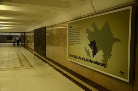 Metroda erməni işğalı ilə mübarizə - FOTO