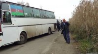 Astara gömrüyündə zəvvarları daşıyan avtobusların növbəsi yaranıb