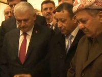 Binəli Yıldırım kürd lideri ilə cəbhə bölgəsində görüşdü - (FOTO)