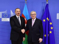 Prezident İlham Əliyev Avropa Komissiyasının prezidenti Jan-Klod Yunker ilə görüşüb