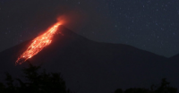 Qvatemalada güclü vulkan püskürdü