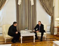 Prezident İlham Əliyev Vladimir Solovyovla görüşüb