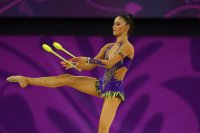 Bolqarıstan idmançısı Bakıda bədii gimnastika üzrə Dünya Kubokunda qalib gəldi