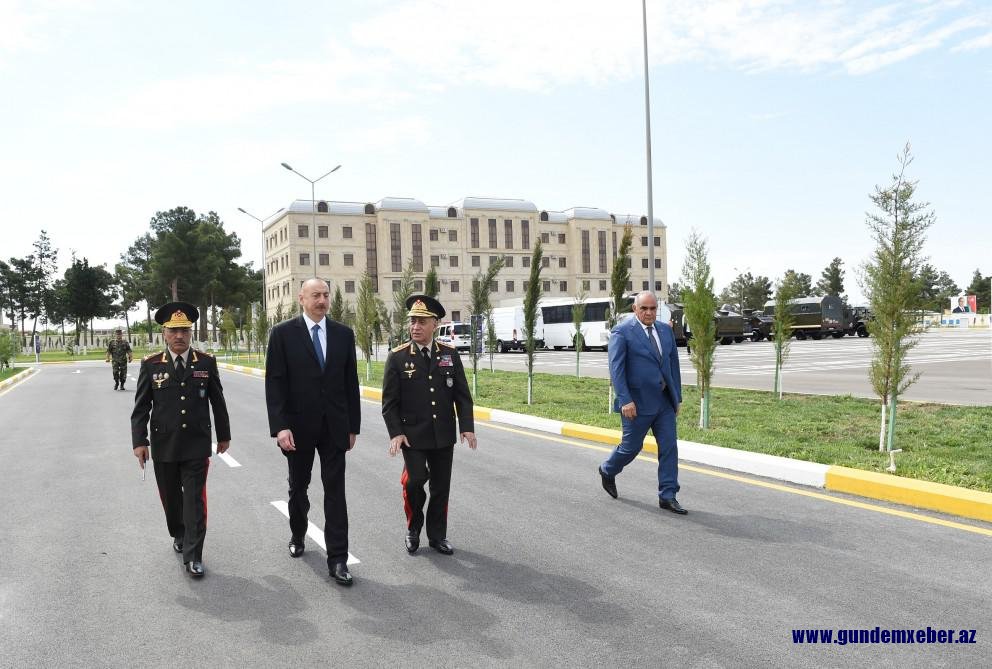 Prezident İlham Əliyev Şirvanda səfərdədir - FOTO