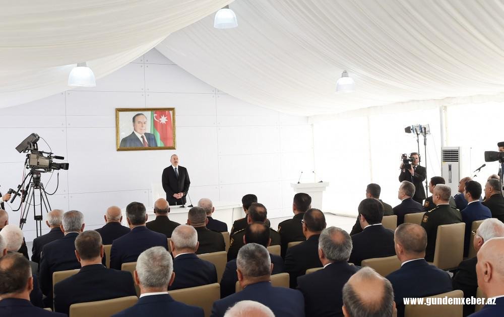 Prezident İlham Əliyev Şirvanda səfərdədir - FOTO