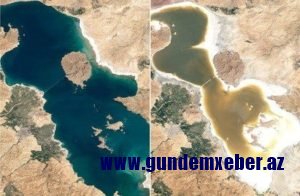 İran adlanan ölkə Urmiya gölünə tökülən bütün çayların qarşısını kəsib
