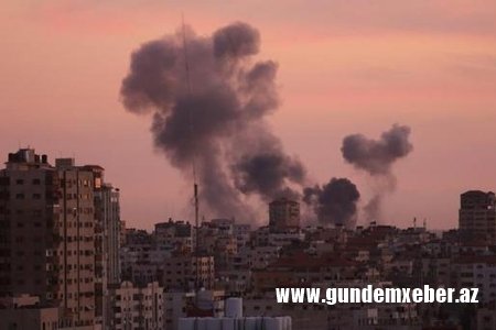 İsrail Qəzza zolağını bombaladı - 7 fələstinli ölüb, 500-ü yaralanıb
