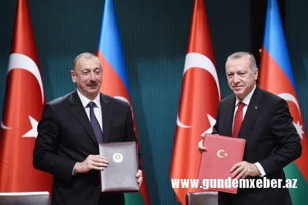 Azərbaycan-Türkiyə sənədləri imzalanıb - FOTOLAR
