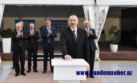 Prezident Bakı Limanının açılışında iştirak edib —  YENİLƏNİB