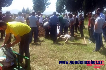 Namin Bünyatzadənin meyiti Şəmkirə aparıldı - Foto